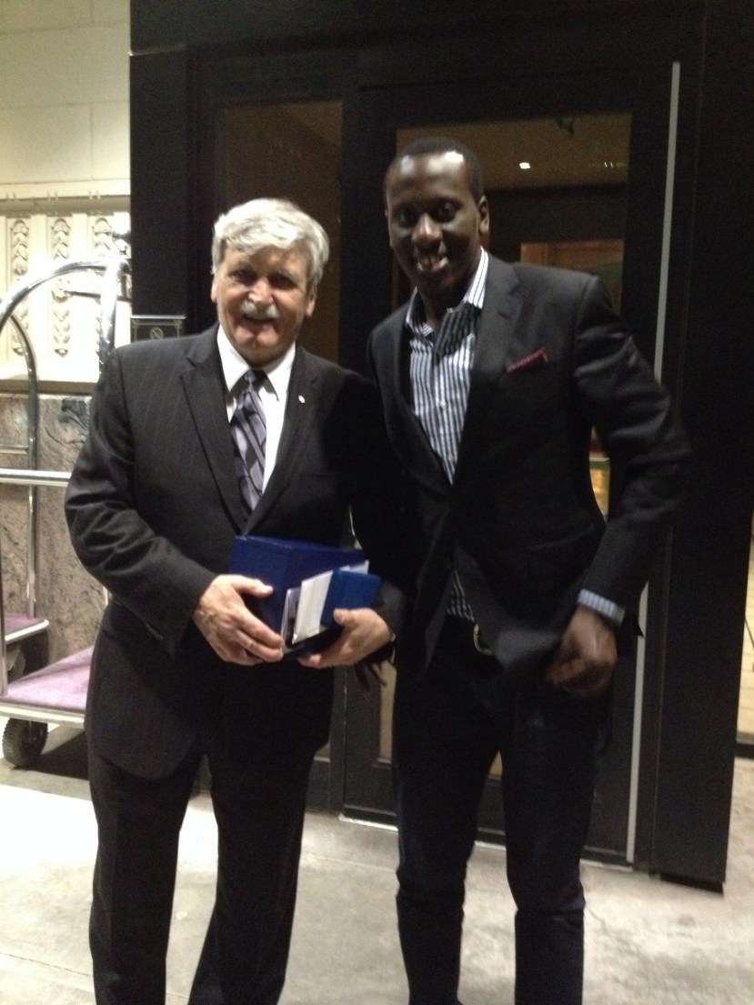 SMCC Student Fiston Seba Bujambi attended the 2014 Reflections of Hope Awards