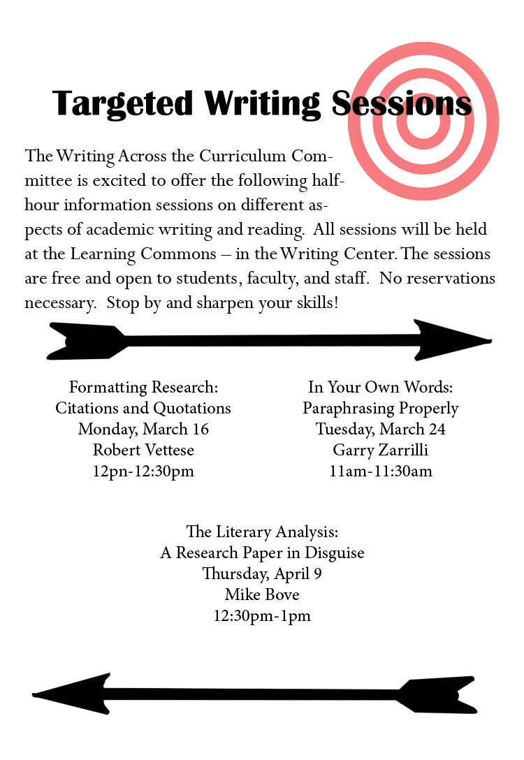 Targeted Writing Sessions