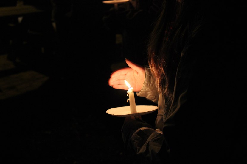 Violence is the Antithesis of Learning: A Vigil for Peace at SMCC