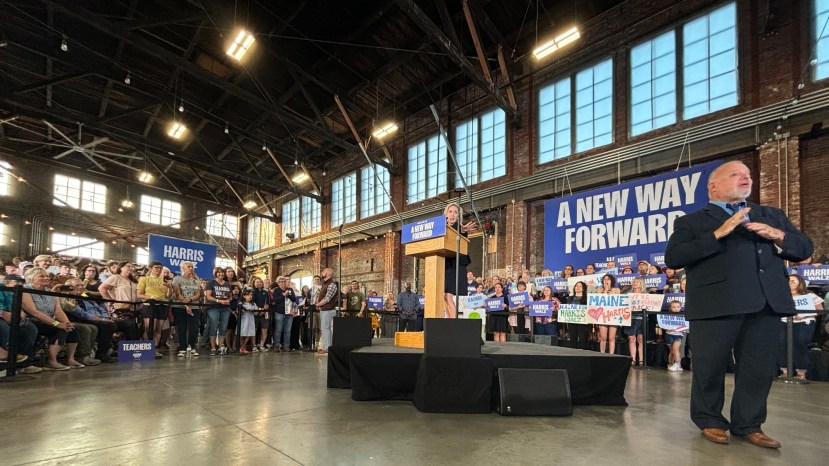 Reproductive Rights Take Center Stage at Gwen Walz Rally in Portland